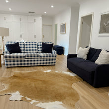 Load image into Gallery viewer, Beige & White Cowhide #1