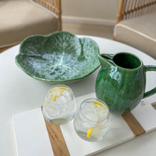Load image into Gallery viewer, Green Cabbage Print Platter (Large)