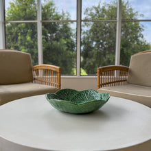 Load image into Gallery viewer, Green Cabbage Print Platter (Large)