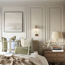 Load image into Gallery viewer, Cotswolds Olive Green Cushion (30cm x 50cm)