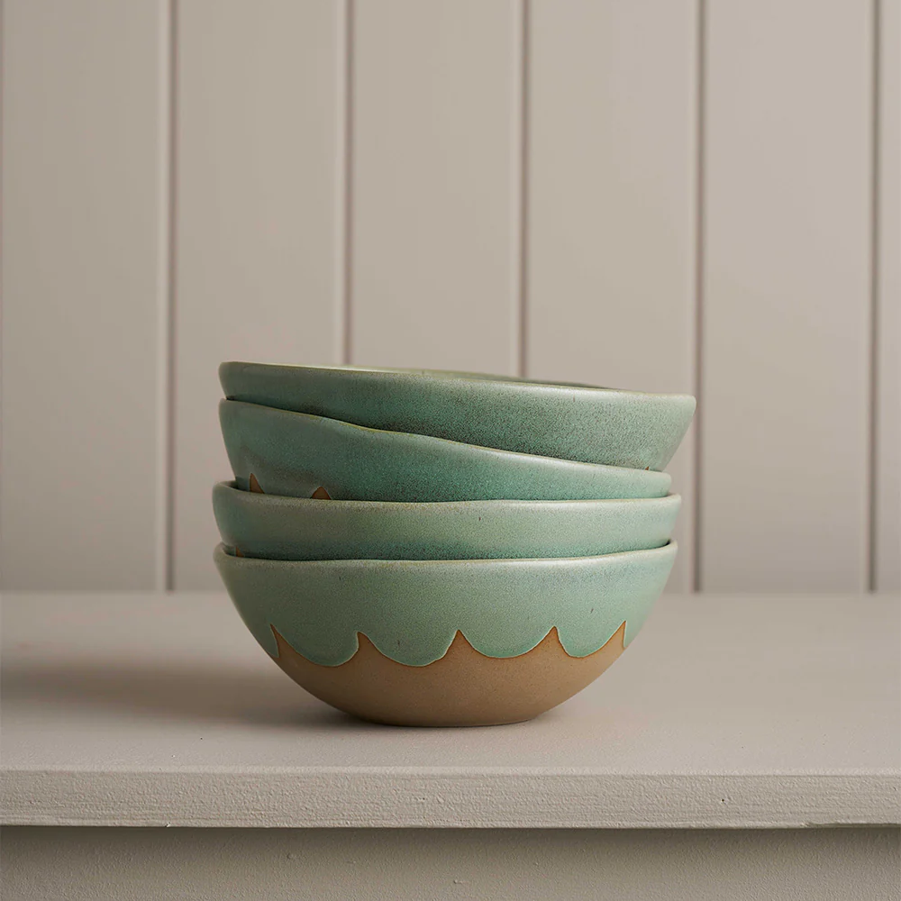 Breakfast In Bed Bowl: Set of 4 in Moss