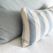 Load image into Gallery viewer, Light Blue Herringbone Long Cushion
