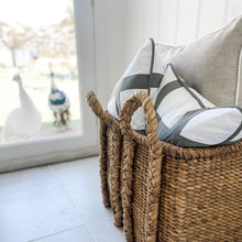 Load image into Gallery viewer, Olive Green Check Cushion
