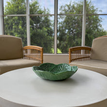 Load image into Gallery viewer, Green Cabbage Print Platter (Large)
