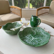 Load image into Gallery viewer, Green Cabbage Print Salad Bowl
