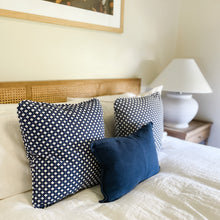 Load image into Gallery viewer, Navy with White Cushion

