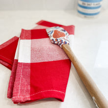 Load image into Gallery viewer, Red Check Tea Towel
