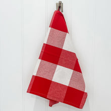 Load image into Gallery viewer, Red Check Tea Towel
