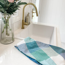 Load image into Gallery viewer, Maldives Check Tea Towel
