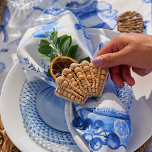 Load image into Gallery viewer, Summer Entertaining Napkin in Blue (Set of 4)
