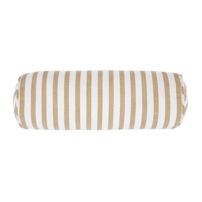 Montauk Cotton Bolster Cushion in Sand