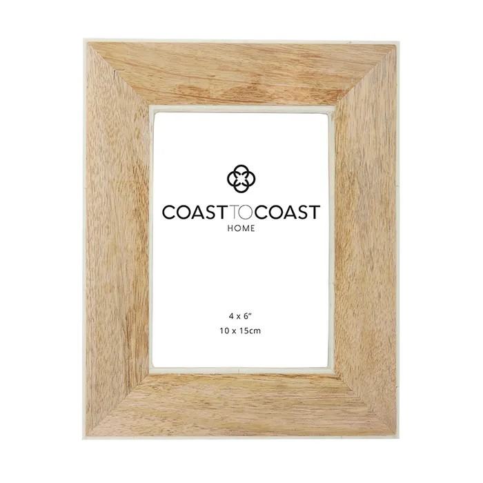 Timber with Enamel Edge Photo Frame