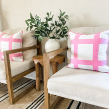 Load image into Gallery viewer, Pink Check Cushion
